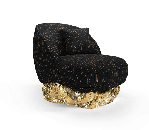 Fotel Angora czarny