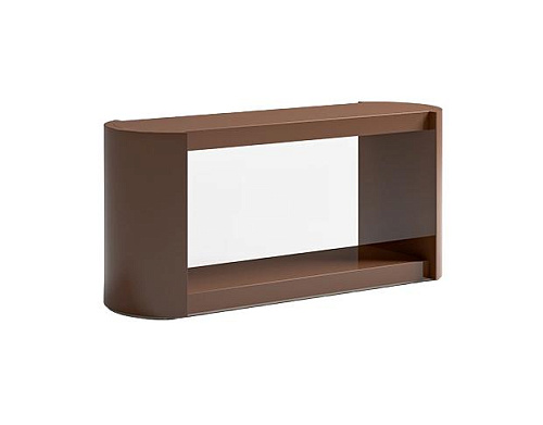 Lakierowany niski włoski regał na książki