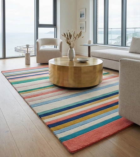Dywan Striped Spectrum Blue