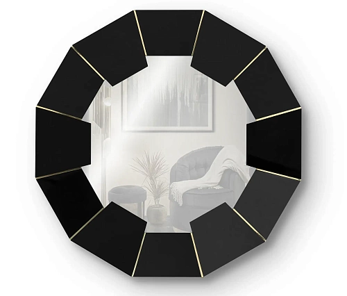Lustro Radiance czarne