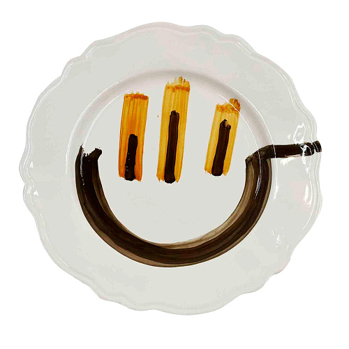 Ręcznie robiony talerz ceramiczny