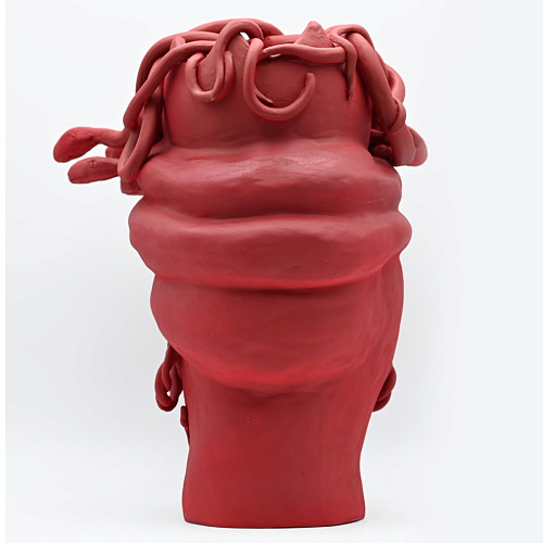 Ręcznie wykonana rzeźba Głowa Maura