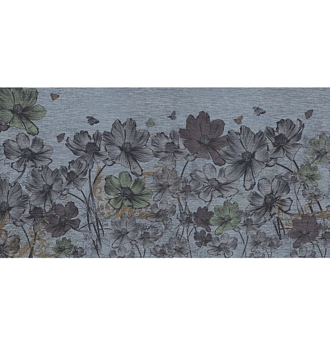 Tapeta Jeans Flowers