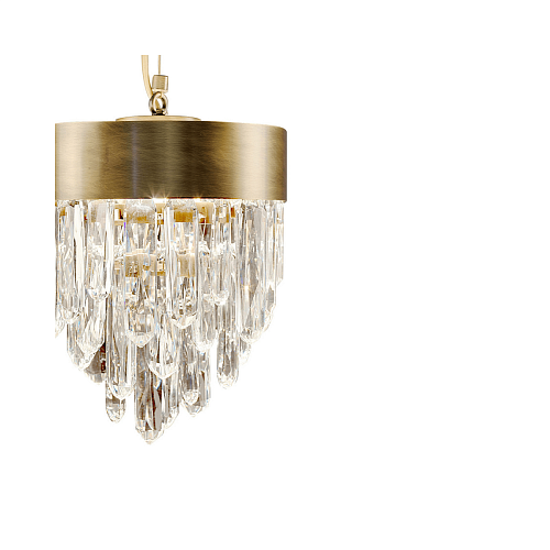 Lampa wisząca mosiężna łezka
