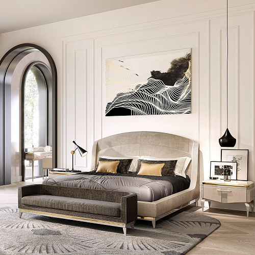 Beżowa szafka nocna Prestige