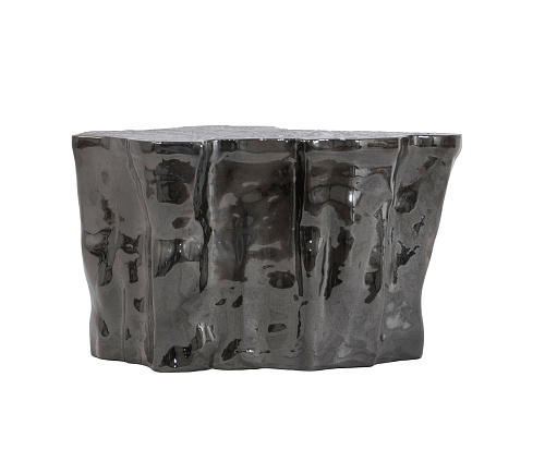 Czarny ceramiczny stolik boczny Horizon