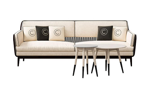 Beżowa sofa