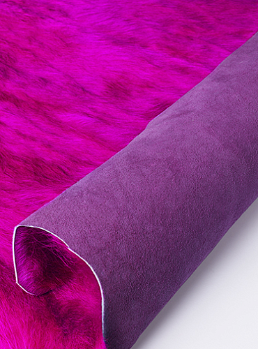 Fucsia Naturalna Cowhide