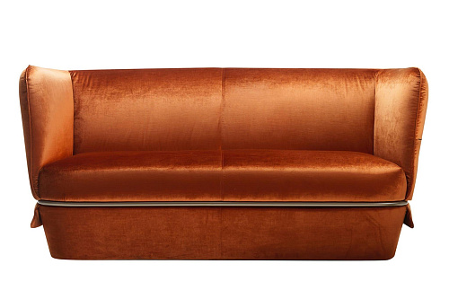 Unikalna pomarańczowa sofa Chemise