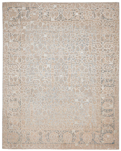 Dywan Tabriz Wooster Hayat 1 Skyblue Silvergrey Silk