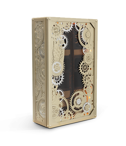 Szampański matowy sejf Baron