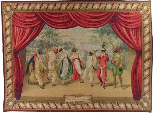 Gobelin Commedia dell'arte