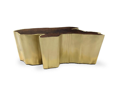 Stolik kawowy z naturalną krawędzią