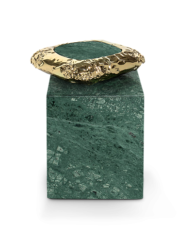 Stolik boczny Megalith z kamienia Guatemala