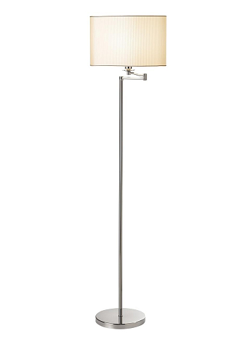 Metalowa lampa stojąca cylindryczna