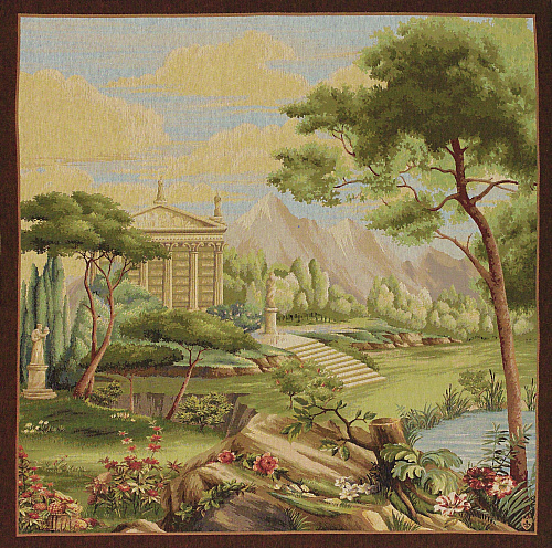 Gobelin Panoramic View on a Garden