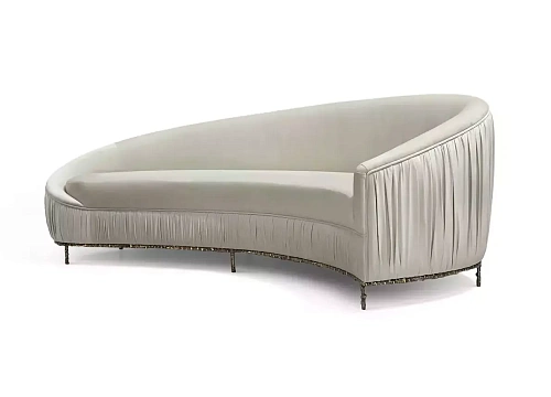 Sofa Vamp z metalową podstawą
