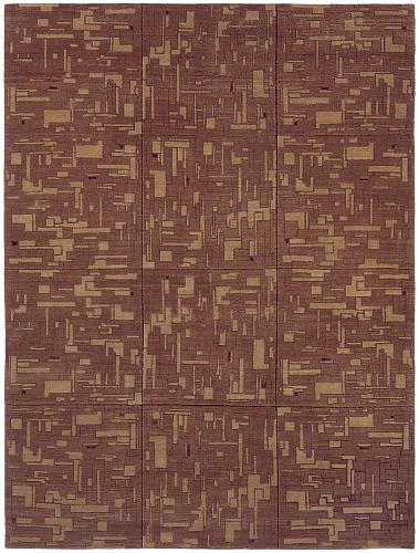 Dywan Map Brown