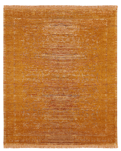 Dywan Ferrara Radi Stomped Reverse Brown Gold