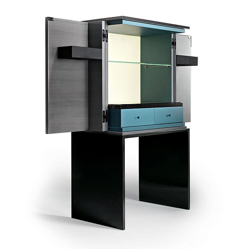 Szafka barowa z cedrowego forniru