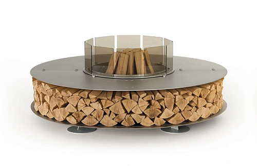Zero stalowe palenisko ogrodowe inox