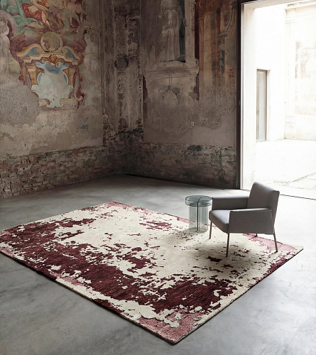 Dywan Wine Weathered Canvas