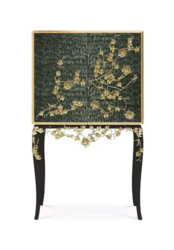 Szafka barowa Mirage z piór pawia