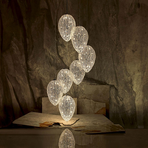 Jajowa lampa wisząca Arabesque Egg