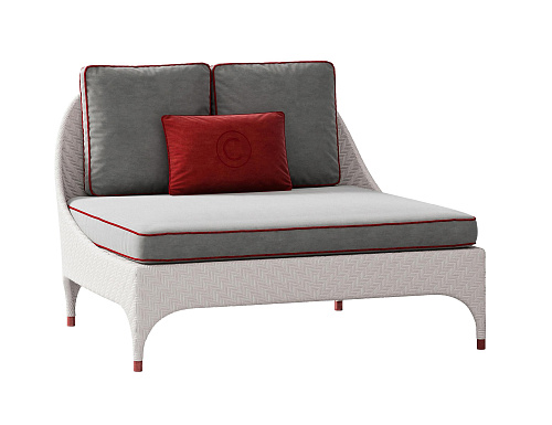 Fotel ogrodowy bez podłokietników