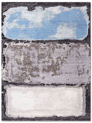 Dywan No. 15 Grass Light Blue Silver White