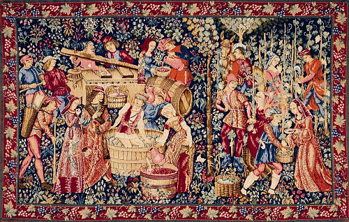 Gobelin Harvest Horizontal with Border
