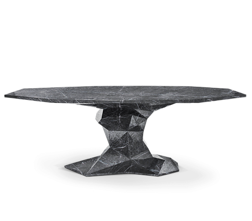 Stół jadalniany Bonsai z imitacji marmuru Luxe