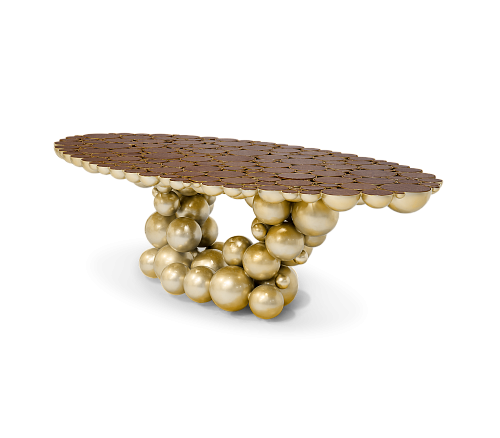 Stół jadalniany z orzecha Orbit Luxe