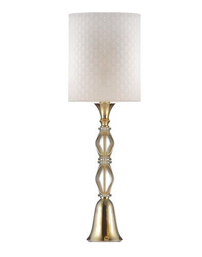 Złota muranowa lampa stołowa