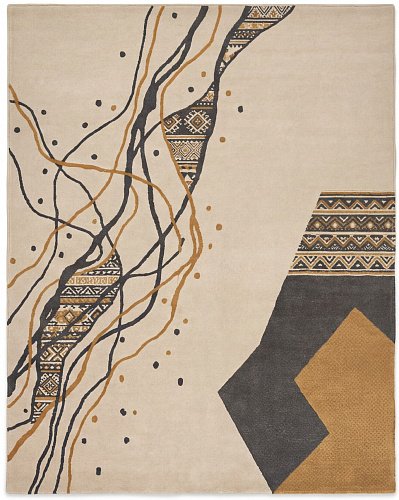 Dywan Calligraphic Paths Stone