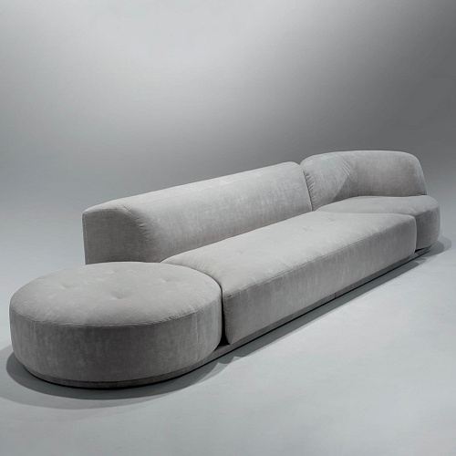 Włoski luksusowy puf Bordone