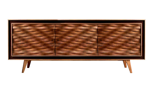 Brązowy kredens Quadra