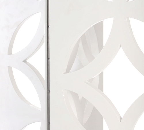 Biały parawan składany Pearl