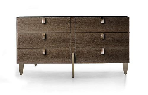 Komoda Luxe z sześcioma szufladami