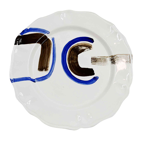 Ręcznie robiony talerz ceramiczny