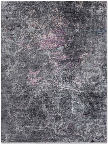 Dywan Dreaming Elephant Purple Grey