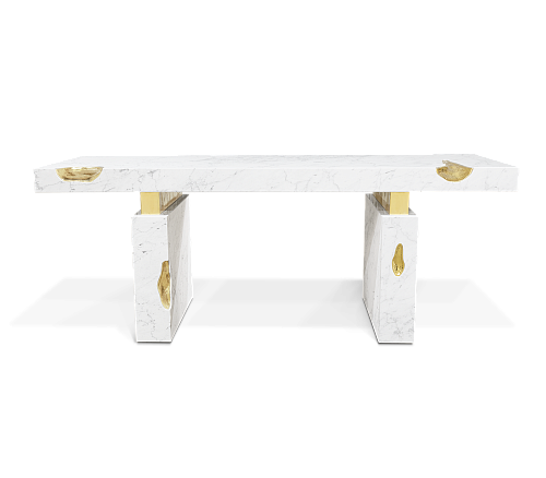 Biurko Dominion z marmuru Estremoz