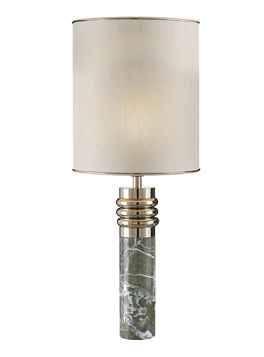 Marmurowa lampa stołowa Verde Alpi