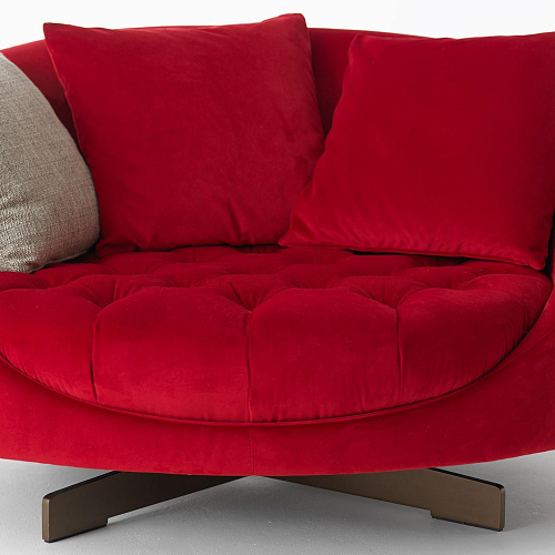 Czerwona sofa Hill
