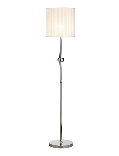 Elegancka lampa stojąca w paski