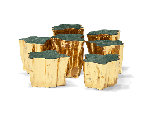 Szmaragdowy stolik kawowy Paradise Series