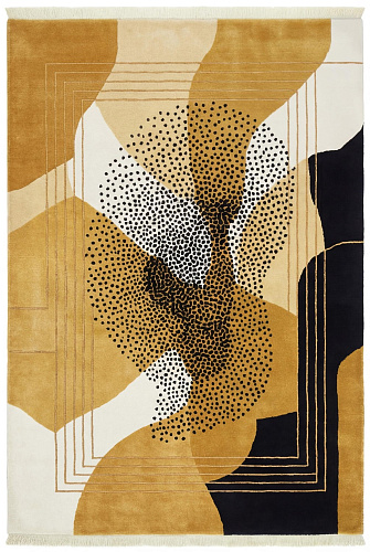 Dywan Abstract Figure Gold