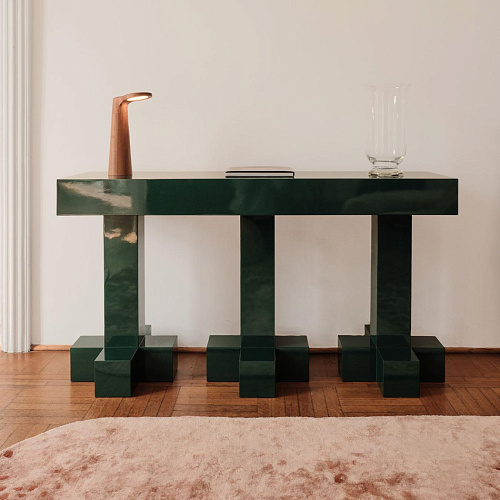 Błyszcząca Zielona Konsola