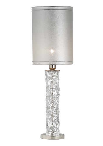 Muranowa szklana lampa stołowa ściśnięta