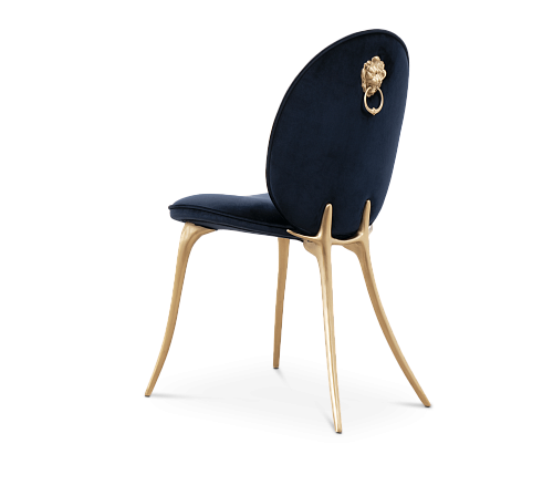 Niebieskie krzesło Solara